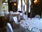 White Chair Covers White Organza Sash